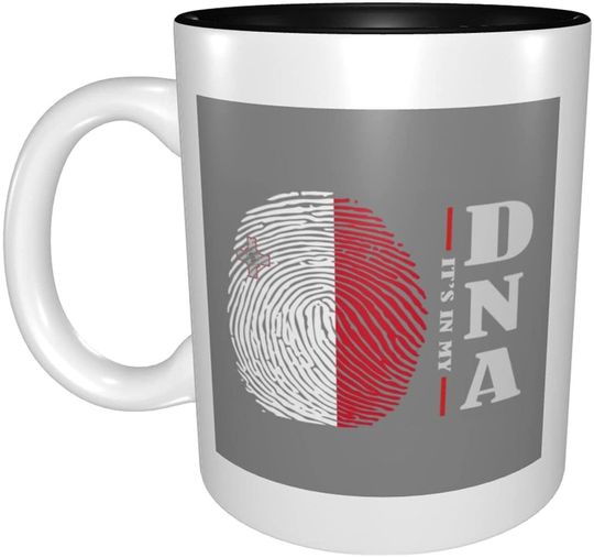 Discover Ceramic Coffee Mug Its In My DNA Malta Flag