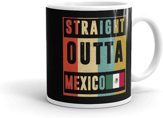Discover Vintage Straight Outta Mexico Coffee Mug