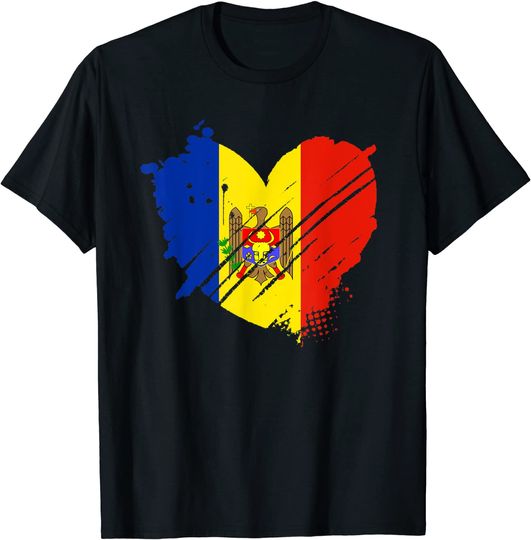 Discover Moldova Flag I love It is in my DNA Gift for Moldavians T-Shirt