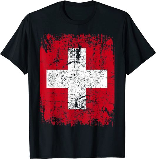 Discover SWITZERLAND Flag | Men Women Kids SWITZERLAND T-Shirt