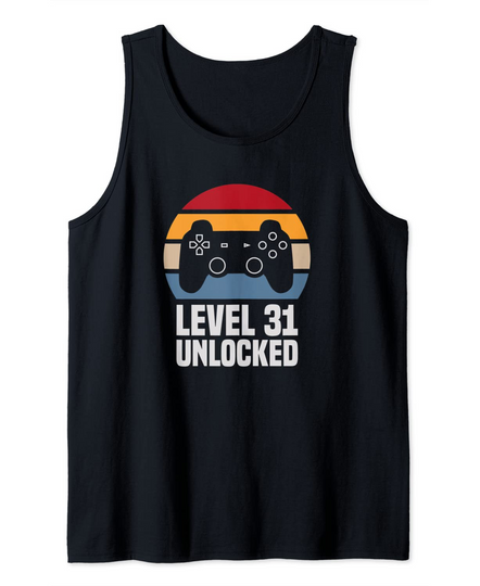 Discover Unlocked 31st Birthday 31 Years Old Video Gamer Tank Top