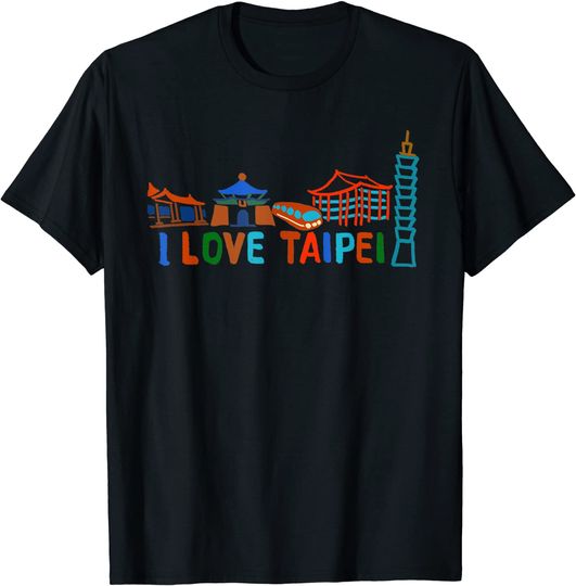 Discover I Love Taipei T-Shirt