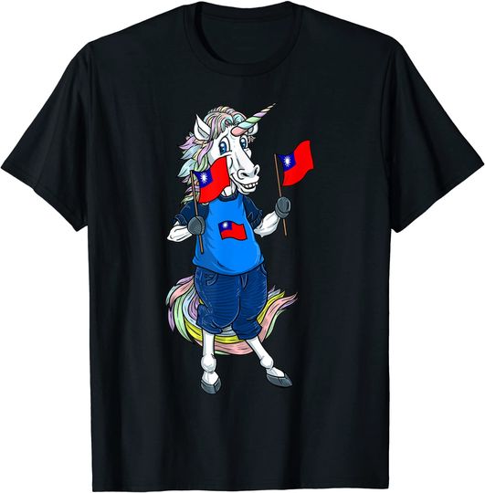 Discover Taiwan  fan unicorn T-Shirt