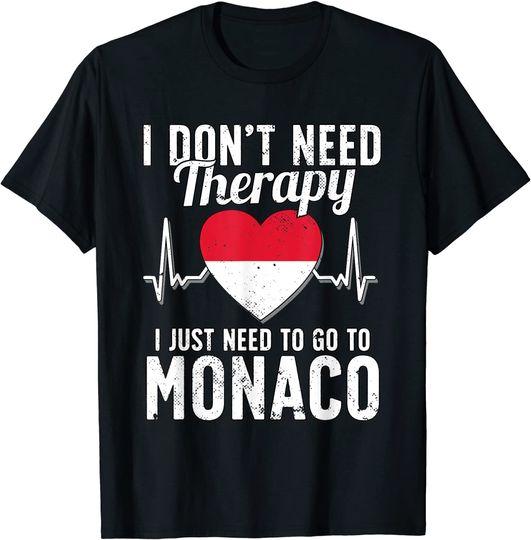 Discover Monegasque Flag T-Shirt
