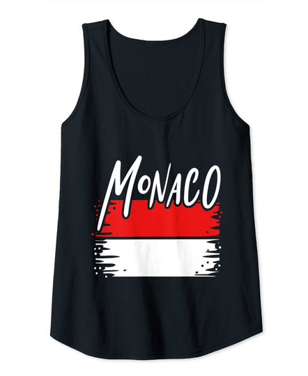 Discover Womens Monaco Flag Gift Tank Top