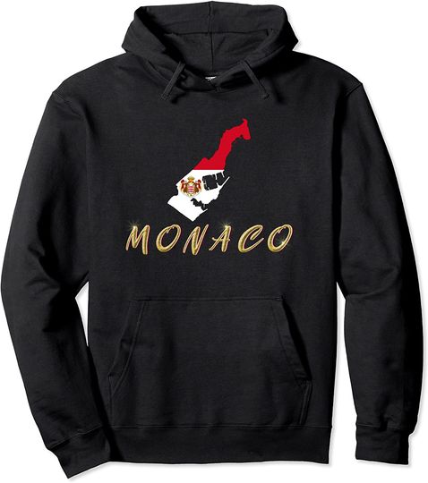 Discover Monaco Flag Monacan Pullover Hoodie