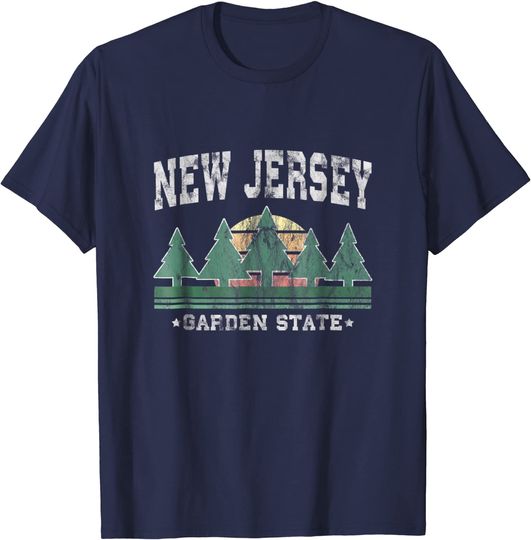 Discover New Jersey Retro Vintage T Shirt