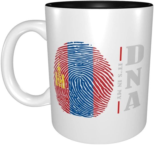 Discover Ceramic Coffee Mug Its In My DNA Mongolia Flag