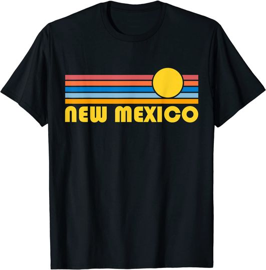 Discover New Mexico Retro Sunset T Shirt