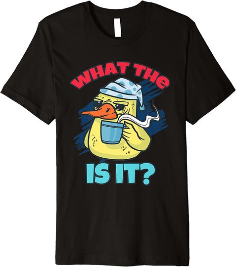 Discover Funny What D Duck Is It? Aquatic Birds Flying Ducks T-Shirt