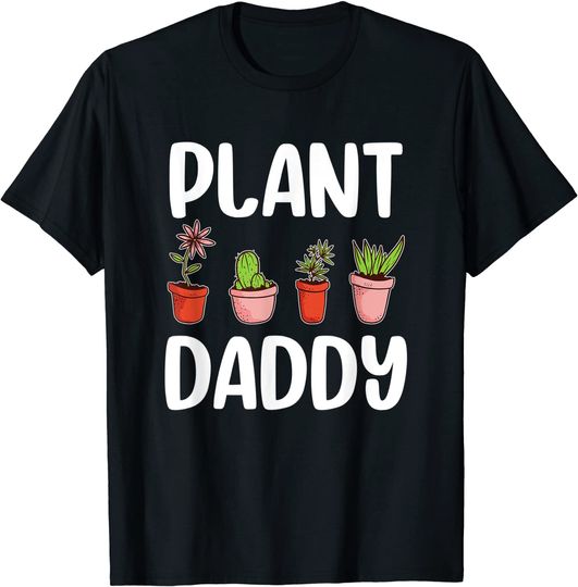 Discover Mens Plant Daddy Gardening Gardener Dad Cool Fathers Day T-Shirt