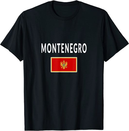 Discover Montenegro Flag souvenir Gift Montenegrins T-Shirt