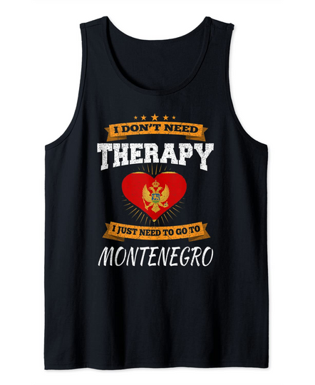 Discover Montenegro Flag I Vacation Gift I Funny Montenegro Tank Top