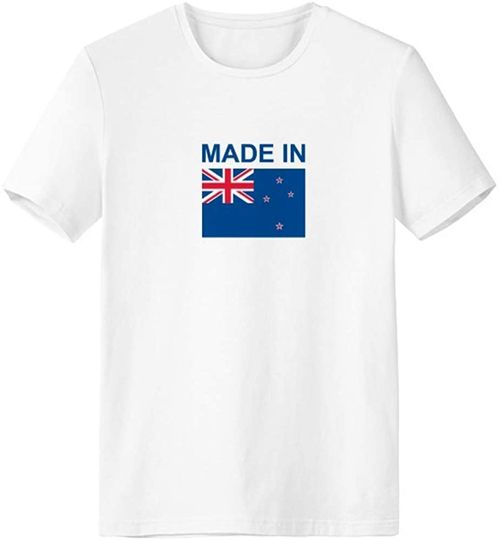 Discover Made in New Zealand Country Love Crew Neck T-Shirt Workwear Pocket Short Sleeve Sport Clothing
