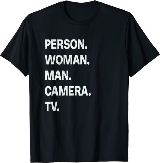 Discover Person Woman Man Camera TV Vintage Gift T-Shirt