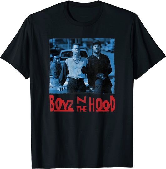 Discover Boyz n the Hood Red and Blue T-Shirt