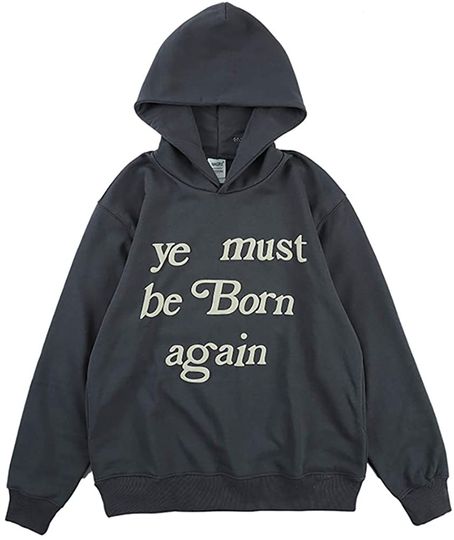 Discover Men's Hoodie Ye Must Be Born Again Hooded Sweatshirts