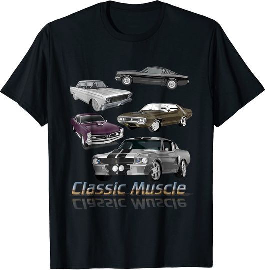 Discover Classic American Muscle Cars Vintage T Shirt