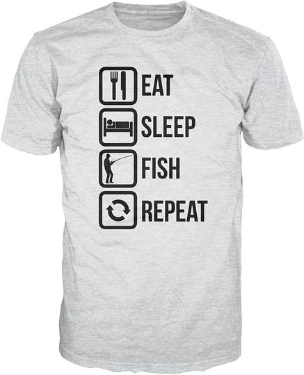 Discover Eat Sleep Fish Repeat Funny T-Shirt
