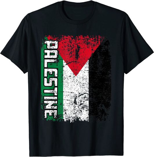 Discover Free Palestine Flag T Shirt