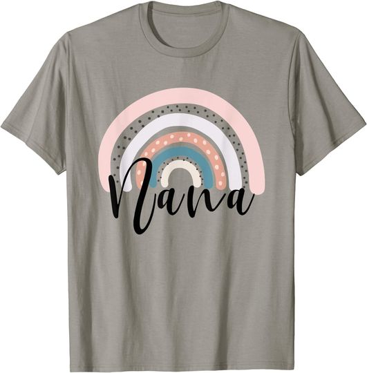 Discover Nana Rainbow Tshirt For Women Grandma Gift From Grandkids T-Shirt