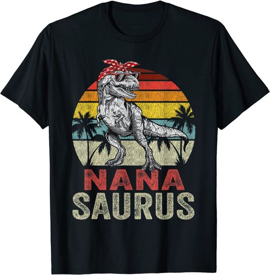 Discover Nana Saurus Family Matching T-Shirt