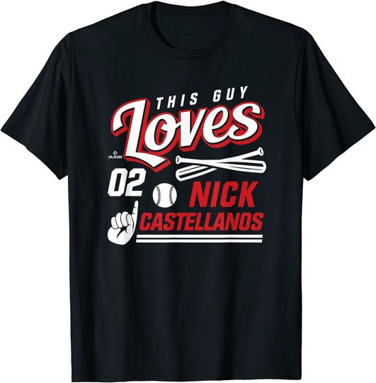 Discover This Guy Loves Nick Castellanos T-Shirt