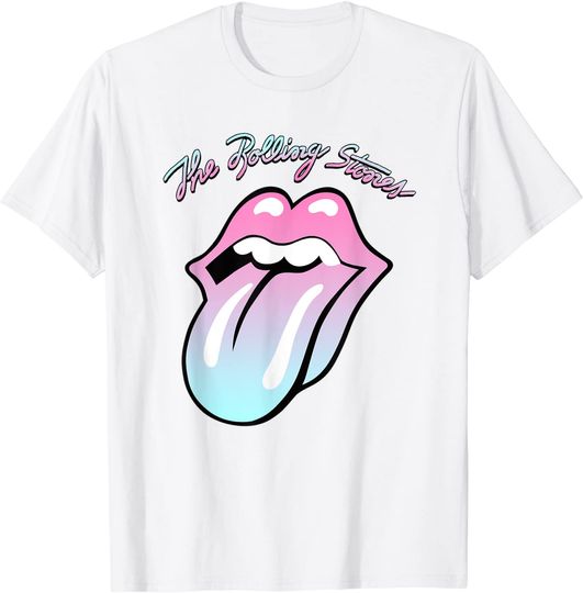 Discover  Rolling Stones Gradient Tongue T-Shirt
