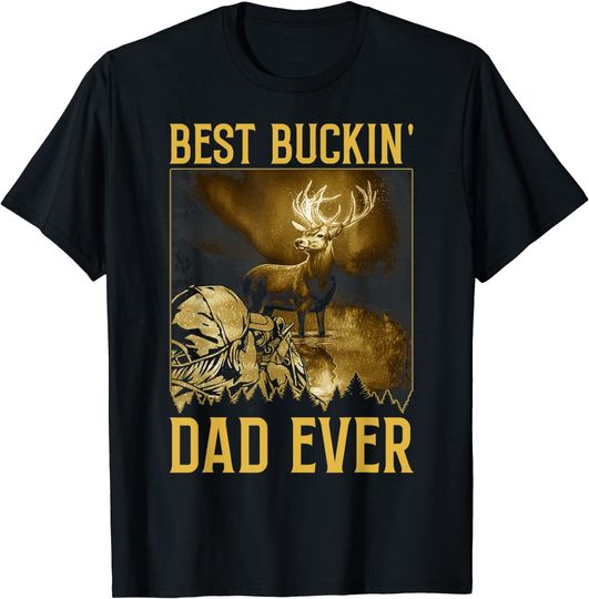 Discover Best Buckin' Dad Ever Bow Deer Hunting Funny T-Shirt