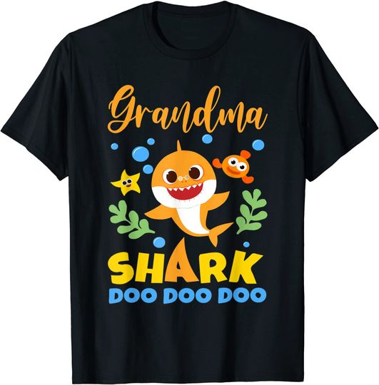 Discover Grandma Shark Gift Baby Shark Family Matching T-Shirt