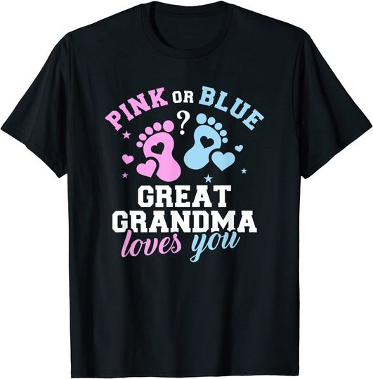 Discover Gender reveal great grandma T-Shirt