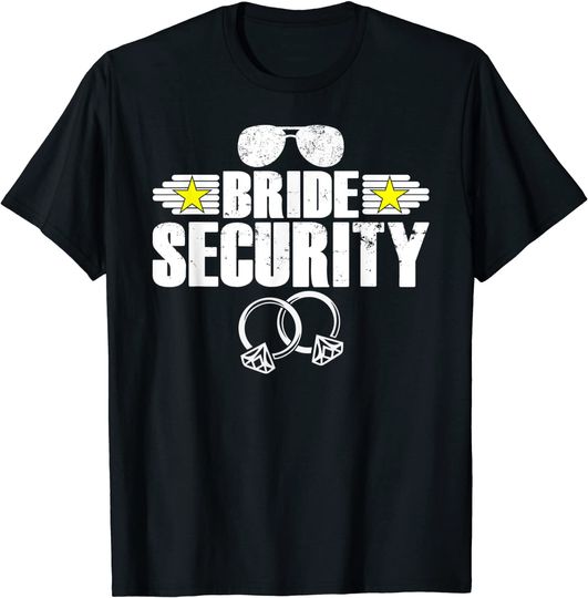 Discover Bride Security Ring Bearer marriage Wedding Party gift T-Shirt