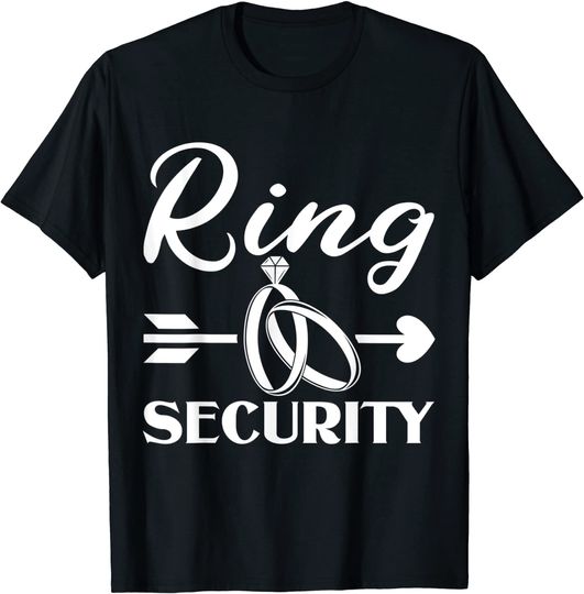 Discover Kids Ring Security Wedding Party Outfit Bearer T-Shirt