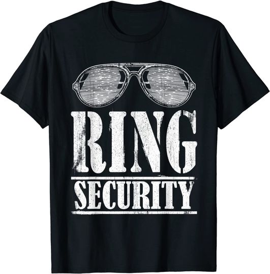 Discover Ring Security Bearer Ring Dude Groomsman T-Shirt