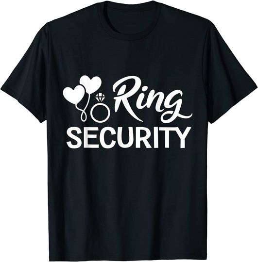 Discover Ring Security Bridesmaid Wedding Party Bearer T-Shirt