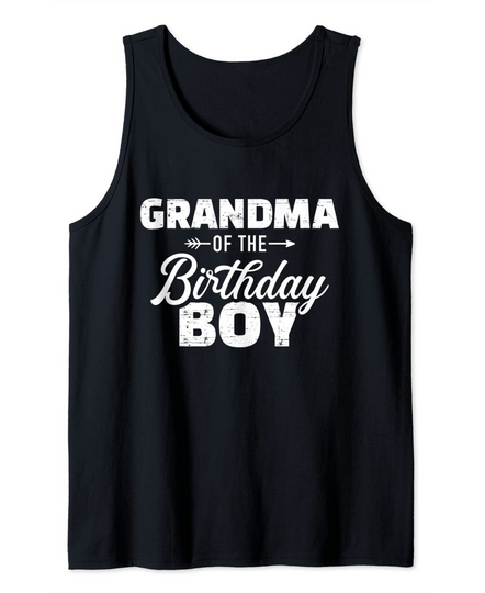 Discover Grandma of the birthday boy Tank Top