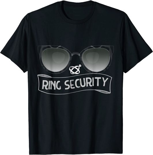 Discover Sunglasses Ring Security Outfit for Kids Wedding T-Shirt