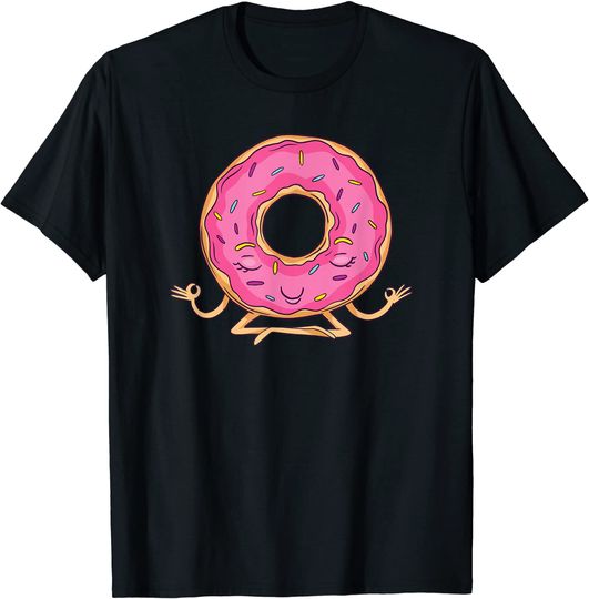 Discover Donut Yoga Meditation T-Shirt