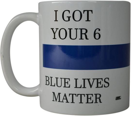 Discover Blue Lives Matter Thin Line Novelty Cup Great Gift Idea For Police Officer Law Enforcement PD