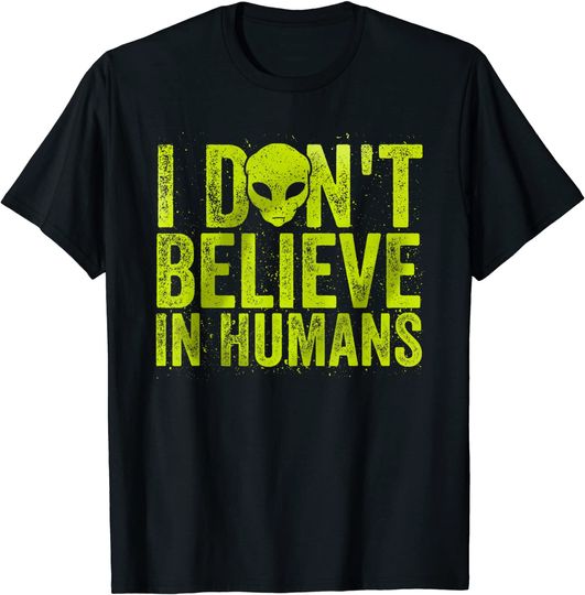 Discover I Don't Believe In Humans, Vintage T-Shirt