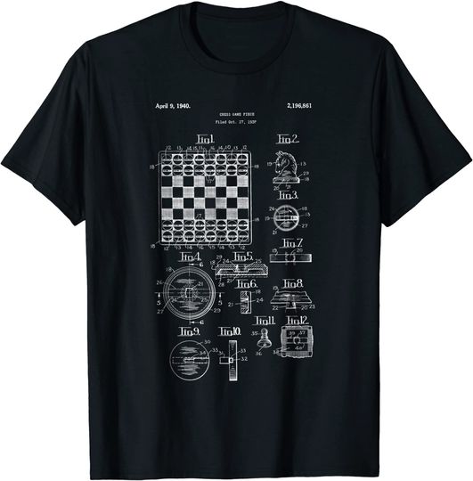 Discover Vintage Chess Board Set T Shirt