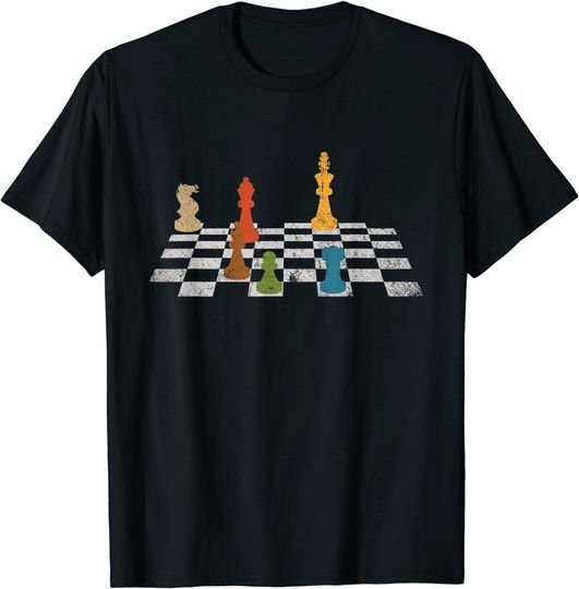 Discover Chess Grandmaster Checkerboard Chess Board Checkmate T Shirt