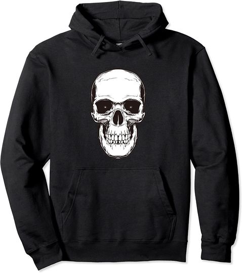 Discover Tattered Skull Pullover Hoodie