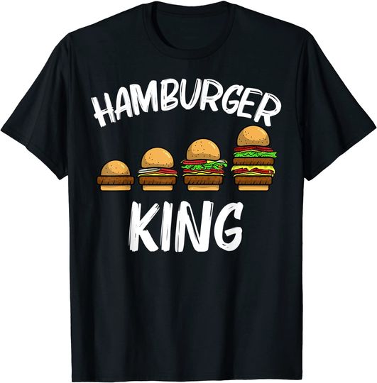 Discover Hamburger Gift For Men Dad Food Cheeseburger Costume T-Shirt