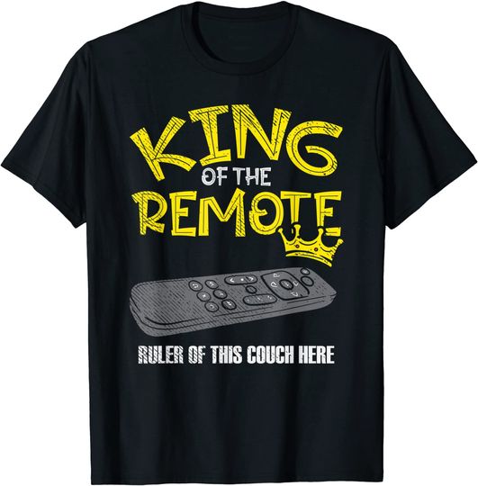 Discover King Of The Remote Couch Potato Dad Pajama T-Shirt