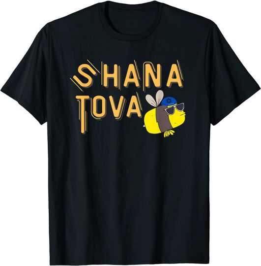 Discover Shana Tova Bee Funny Jewish Rosh Hashanah T Shirt