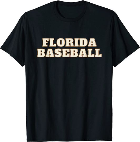 Discover Florida Baseball Fans Gator State T-Shirt