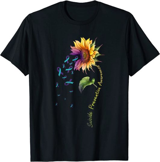 Discover Suicide Prevention Awareness Sunflower Shirt