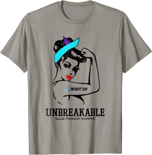 Discover Warrior Unbreakable Suicide Prevention Awareness Shirt