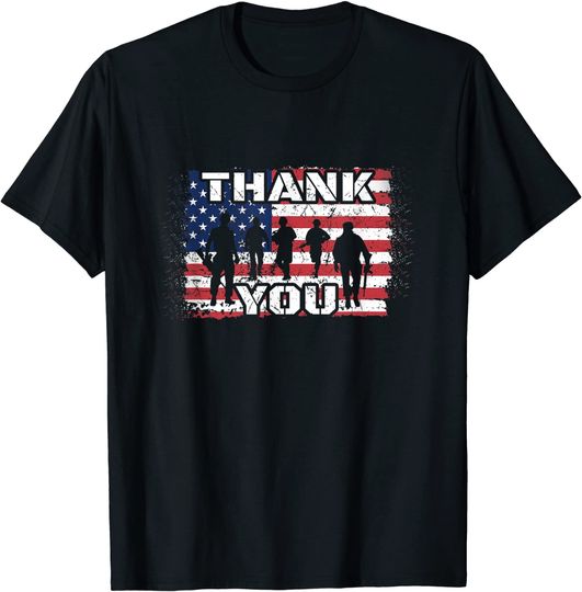 Discover US Military Patriotic Thank You American Patriot Day T Shirt